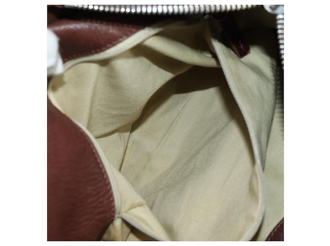 Chloé Chloe Paddington Shoulder Bag Leather Brown Gold Silver - vista 26