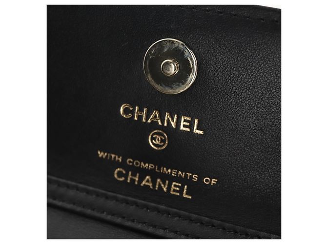 CHANEL Matelasse Chain Shoulder Bag Satin Beige Gold CC - vista 20