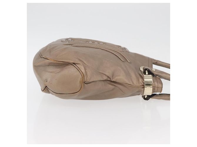 Céline CELINE Shoulder Bag Leather Beige Gold - vista 3