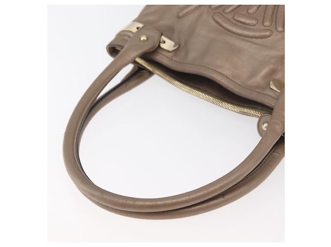 Céline CELINE Shoulder Bag Leather Beige Gold - vista 8
