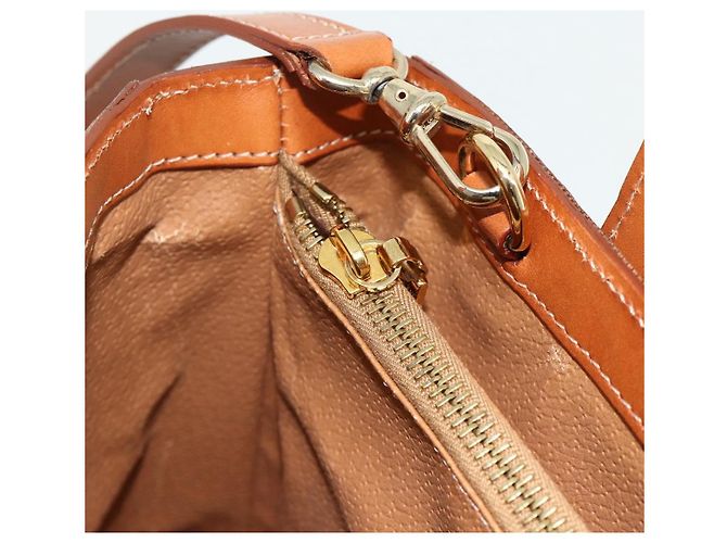 Céline CELINE Macadam Canvas Hand Bag PVC Leather 2way Brown Gold - vista 22