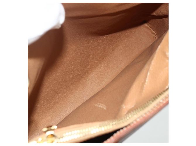 Céline CELINE Macadam Canvas Hand Bag PVC Leather 2way Brown Gold - vista 23