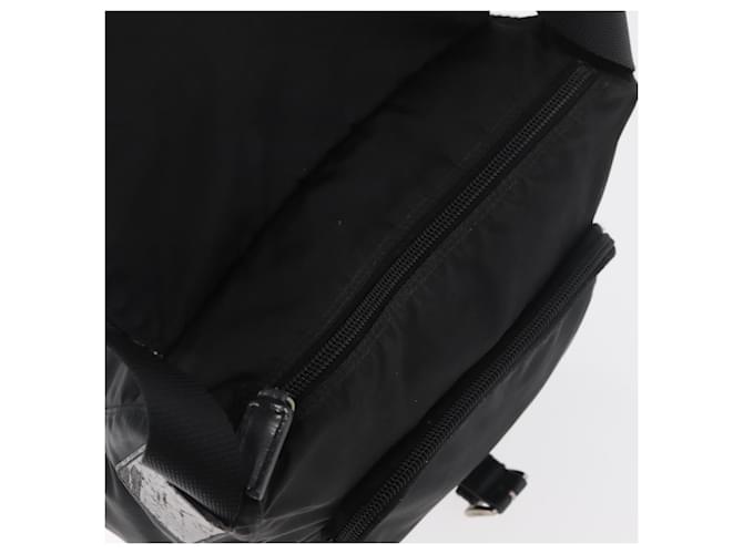 PRADA Shoulder Bag Nylon Black Silver - vista 20