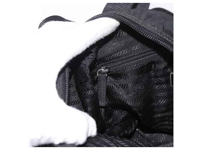PRADA Shoulder Bag Nylon Black Silver - vista 25