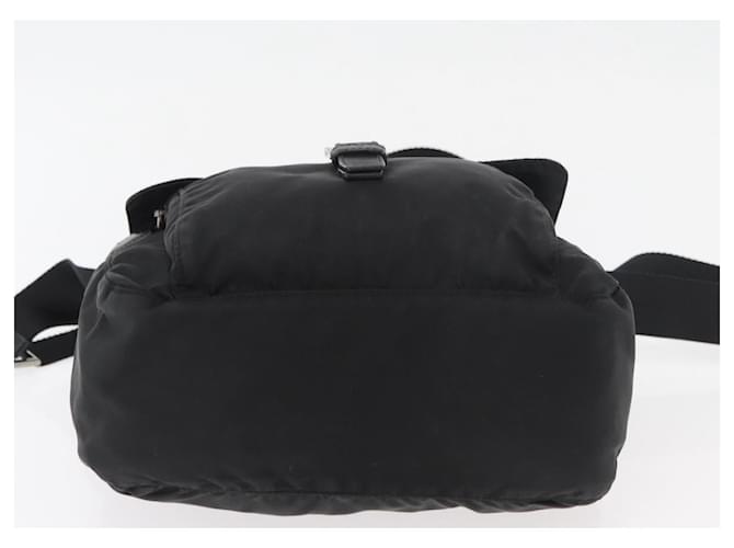 PRADA Shoulder Bag Nylon Black Silver - vista 5