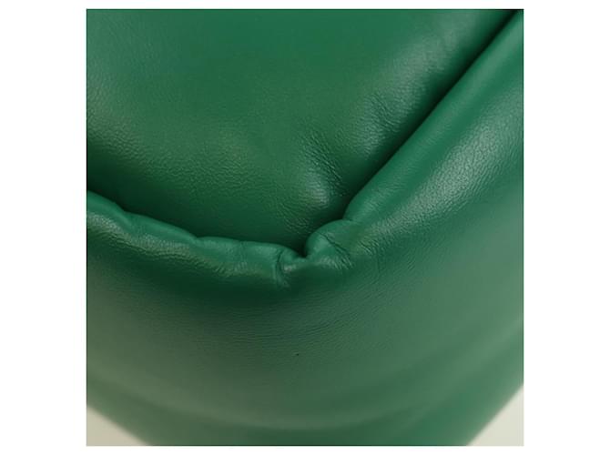 PRADA Hand Bag Leather 2way Green Silver - vista 17