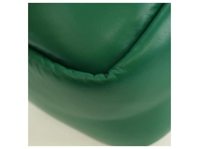 PRADA Hand Bag Leather 2way Green Silver - vista 19
