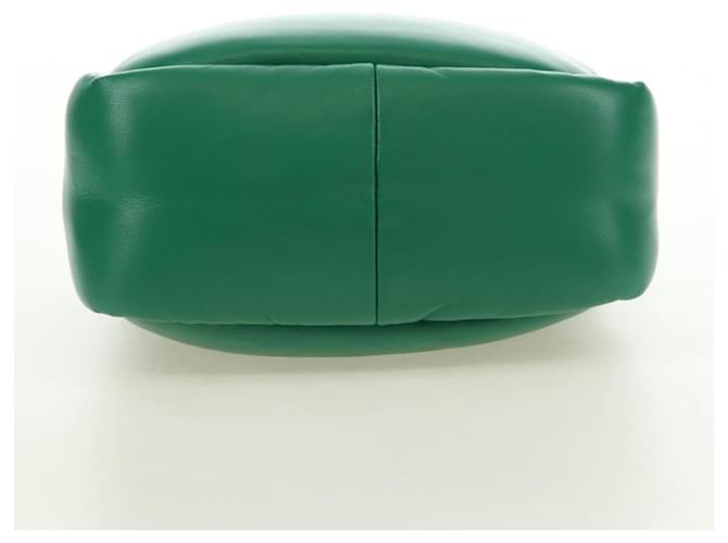 PRADA Hand Bag Leather 2way Green Silver - vista 5