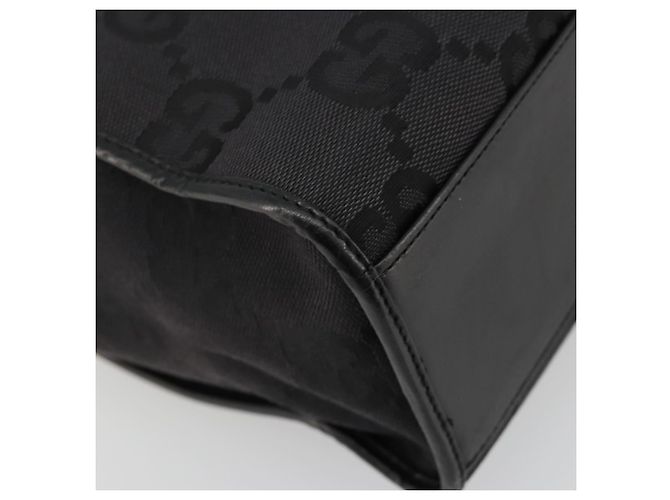 GUCCI GG Canvas Tote Bag Black Silver 002 1064 3444 - vista 16