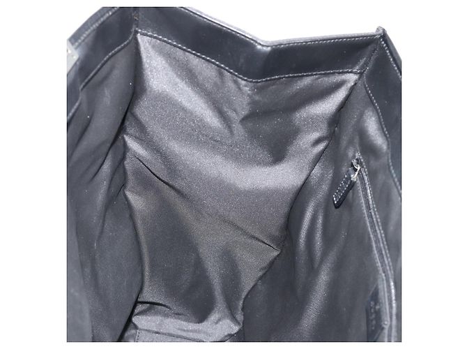 GUCCI GG Canvas Tote Bag Black Silver 002 1064 3444 - vista 20