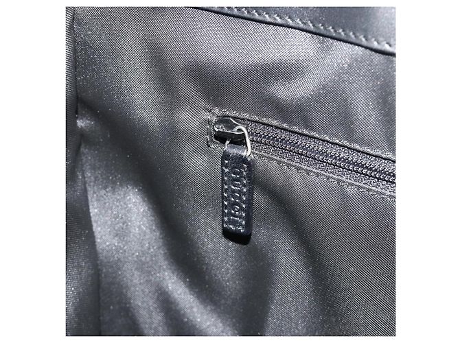 GUCCI GG Canvas Tote Bag Black Silver 002 1064 3444 - vista 21