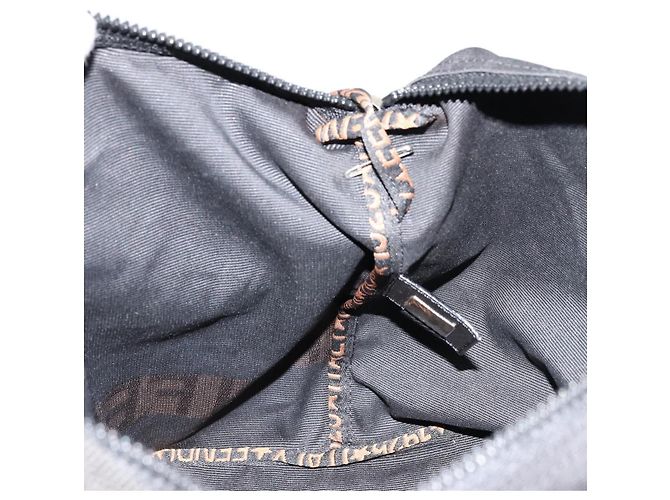 FENDI Shoulder Bag Nylon Black Gold - vista 17