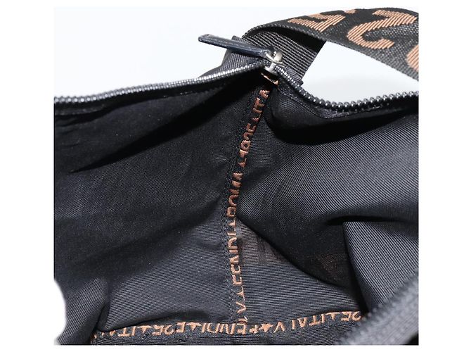 FENDI Shoulder Bag Nylon Black Gold - vista 18