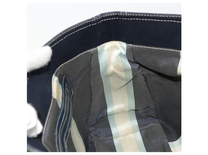 FENDI Hand Bag Canvas Navy Silver - vista 19