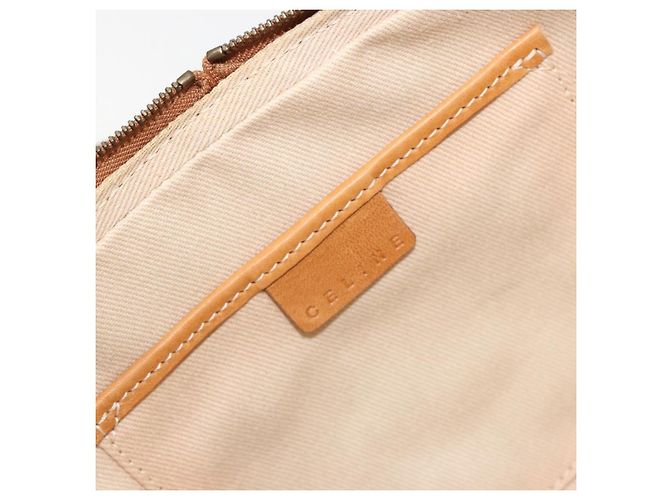 Céline CELINE C Macadam Canvas Shoulder Bag Beige Gold - vista 15