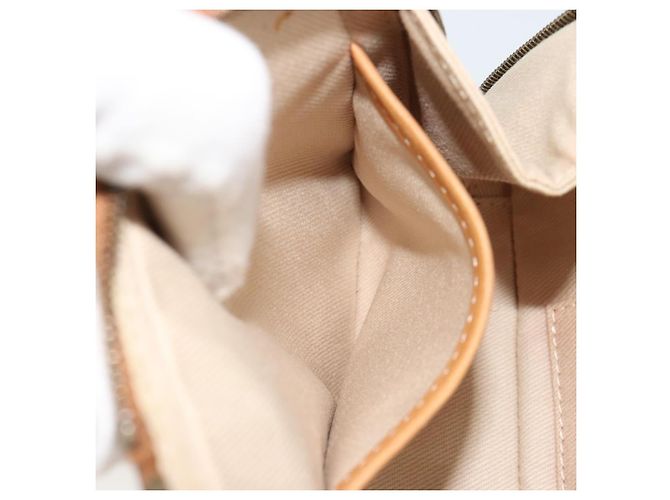 Céline CELINE C Macadam Canvas Shoulder Bag Beige Gold - vista 20