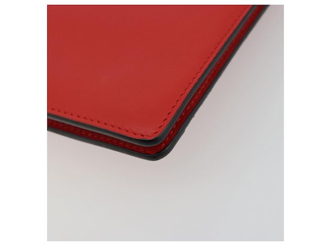 Céline CELINE Clutch Bag Leather Red Silver - vista 10