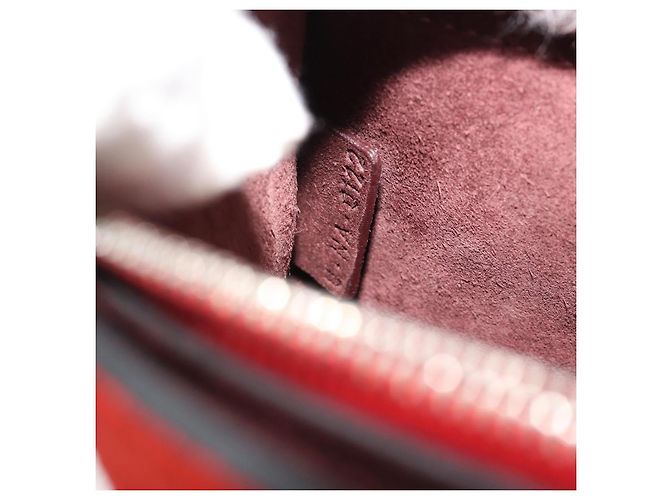 Céline CELINE Clutch Bag Leather Red Silver - vista 21