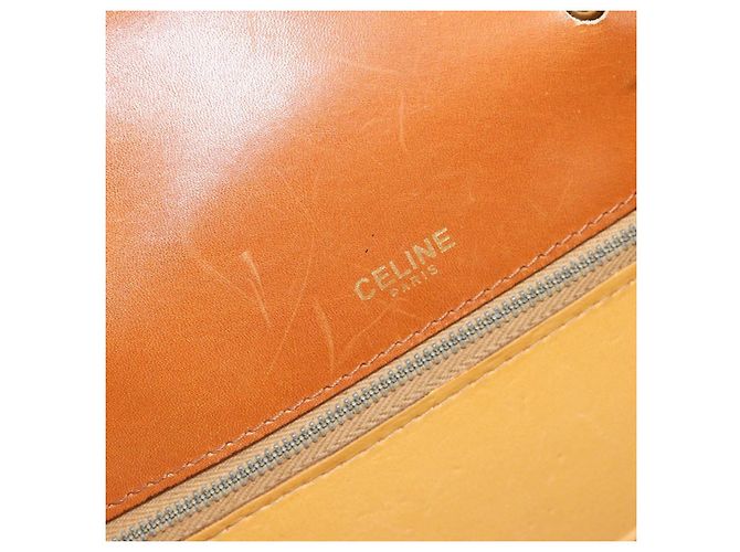 Céline CELINE Hand Bag Leather Beige Gold - vista 16