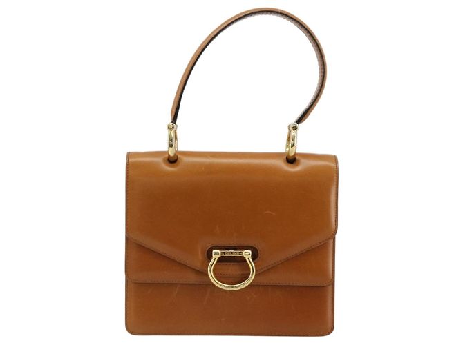 Céline CELINE Hand Bag Leather Beige Gold - vista 2