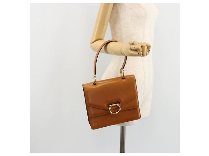 Céline CELINE Hand Bag Leather Beige Gold - vista 23
