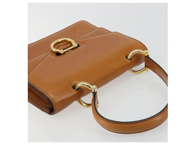 Céline CELINE Hand Bag Leather Beige Gold - vista 6