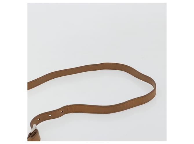 PRADA Shoulder Bag Leather Brown Silver - vista 10
