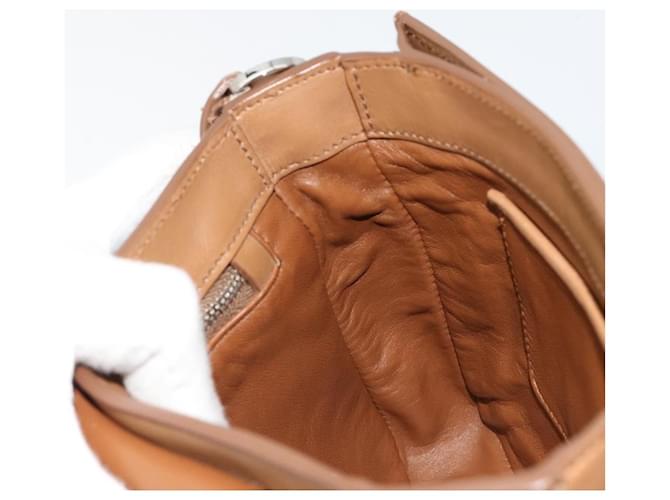 PRADA Shoulder Bag Leather Brown Silver - vista 21