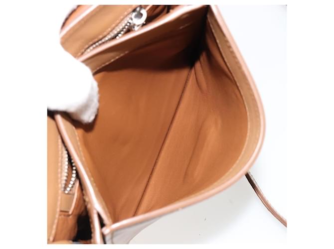 PRADA Shoulder Bag Leather Brown Silver - vista 25