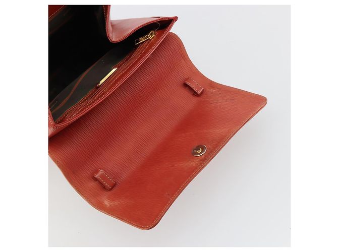 LOEWE Velazquez Hand Bag Leather Red Gold - vista 11