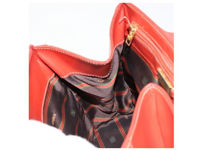 LOEWE Velazquez Hand Bag Leather Red Gold - vista 20