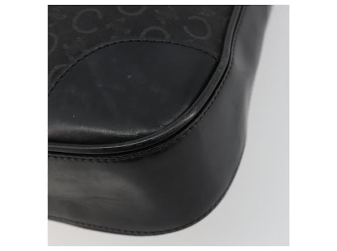 Céline CELINE C Macadam Canvas Shoulder Bag Black Silver - vista 12
