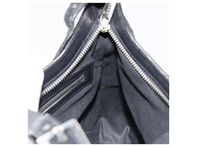Céline CELINE C Macadam Canvas Shoulder Bag Black Silver - vista 18
