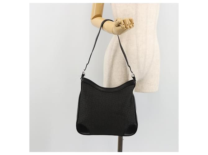 Céline CELINE C Macadam Canvas Shoulder Bag Black Silver - vista 23