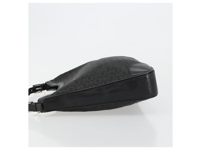 Céline CELINE C Macadam Canvas Shoulder Bag Black Silver - vista 5