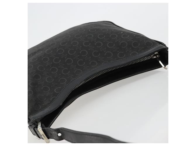 Céline CELINE C Macadam Canvas Shoulder Bag Black Silver - vista 6