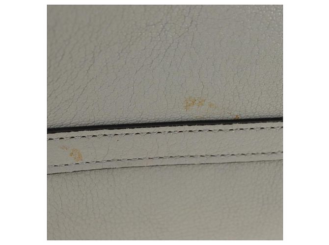 Miu Miu Hand Bag Leather Gray Gold - vista 12