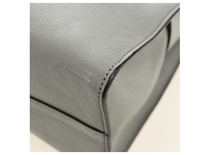 Miu Miu Hand Bag Leather Gray Gold - vista 16