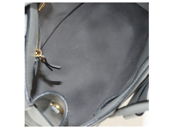 Miu Miu Hand Bag Leather Gray Gold - vista 19