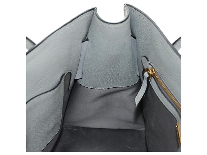Miu Miu Hand Bag Leather Gray Gold - vista 21