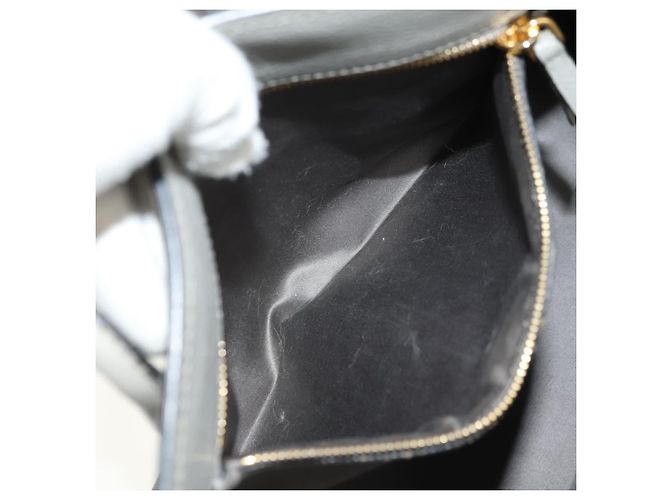 Miu Miu Hand Bag Leather Gray Gold - vista 24