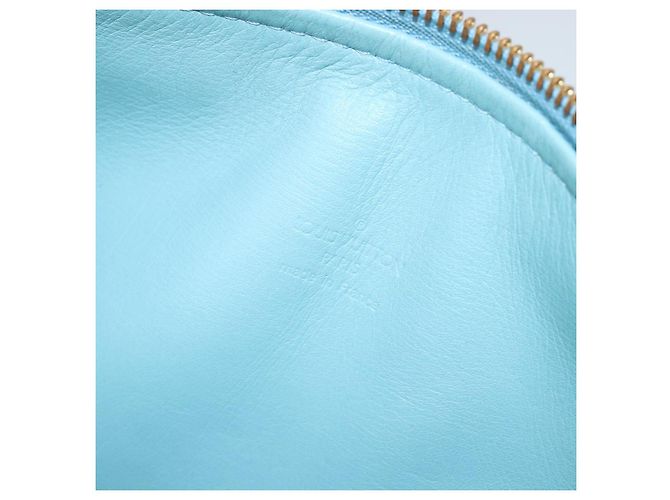 LOUIS VUITTON Monogram Vernis Bedford Hand Bag Baby Blue M91007 LV - vista 10