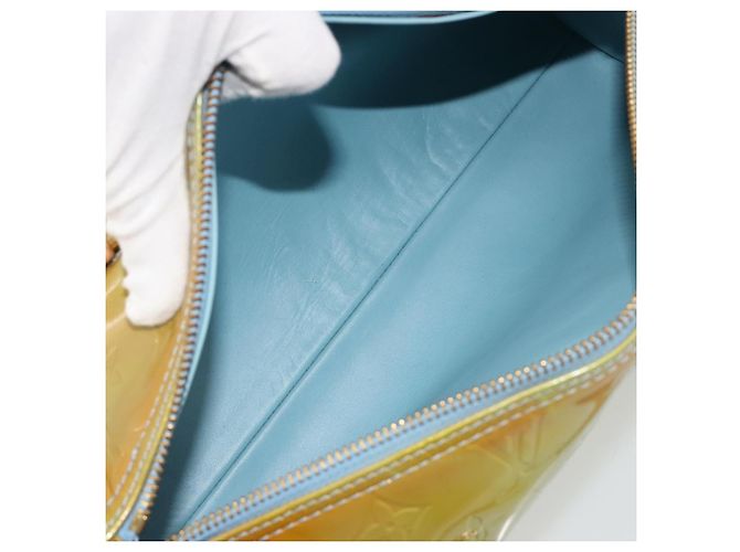 LOUIS VUITTON Monogram Vernis Bedford Hand Bag Baby Blue M91007 LV - vista 11