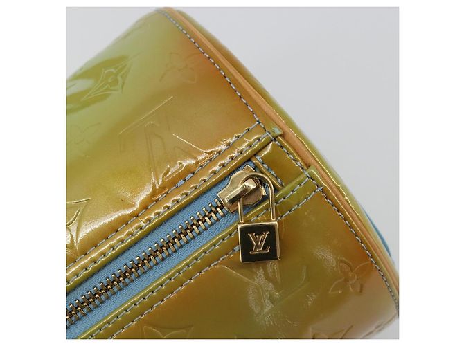 LOUIS VUITTON Monogram Vernis Bedford Hand Bag Baby Blue M91007 LV - vista 18