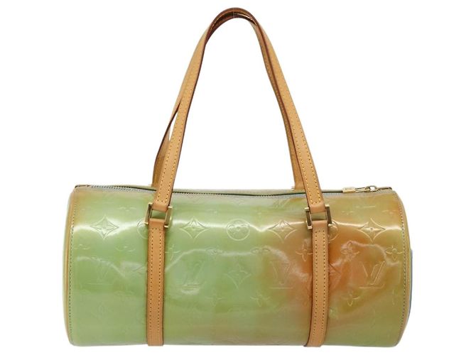 LOUIS VUITTON Monogram Vernis Bedford Hand Bag Baby Blue M91007 LV - vista 2