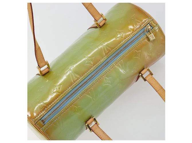 LOUIS VUITTON Monogram Vernis Bedford Hand Bag Baby Blue M91007 LV - vista 6