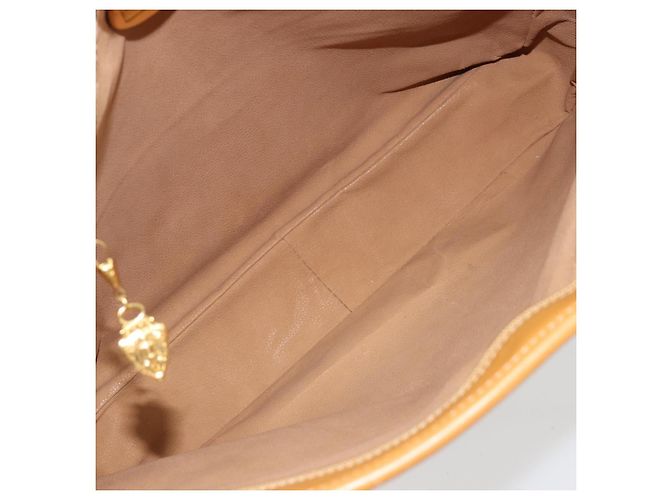 GUCCI Micro GG Supreme Tote Bag PVC Beige Gold - vista 17