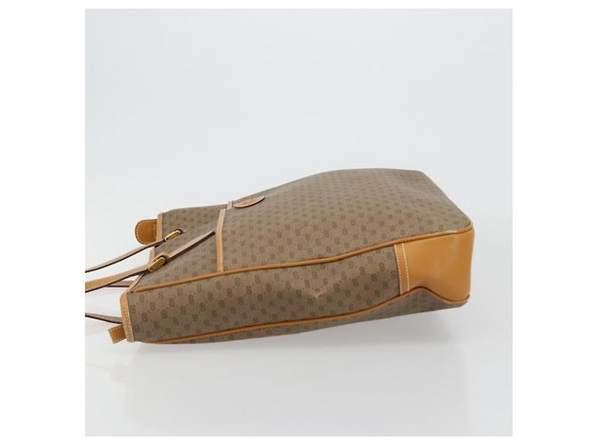 GUCCI Micro GG Supreme Tote Bag PVC Beige Gold - vista 5