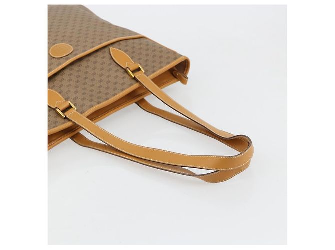 GUCCI Micro GG Supreme Tote Bag PVC Beige Gold - vista 7