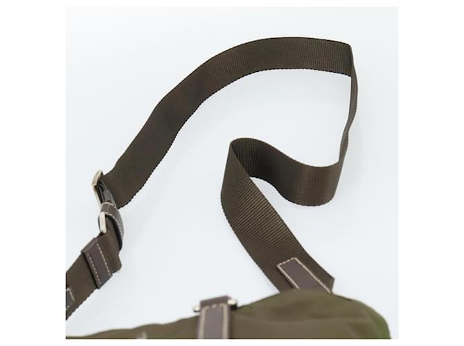 PRADA Hand Bag Nylon 2way Khaki Silver - vista 15
